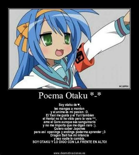 Hermoso Poema Otaku Anime Preguntas Otaku Frases Otakus