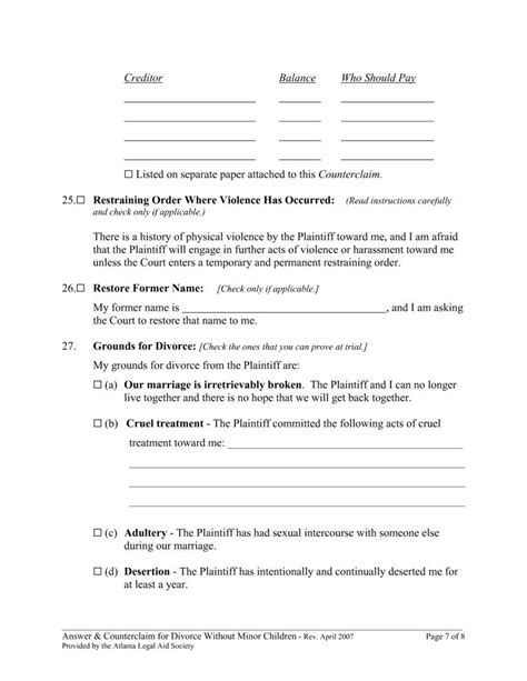 Divorce Decree Sample ≡ Fill Out Printable Pdf Forms Online