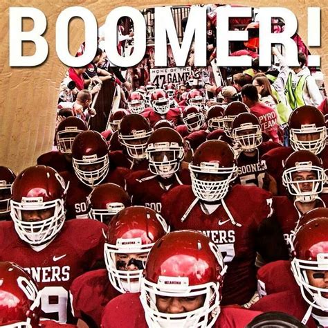 Boomer Boomer Sooner Sooners Oklahoma Sooners Football