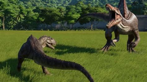 Spinosaurus Vs Majungasaurus Jurassic World Evolution Artofit