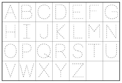 Free Alphabet Printables For Preschool One Platform For Digital