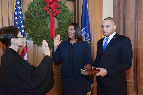 History Made Letitia James Sworn In As First African American And