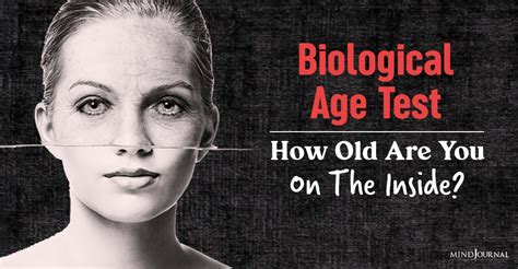 Biological Age Test How Old Are You On The Inside Find Out With This Simple Test