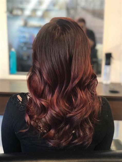 chocolate cherry ombre by lexi hair color chocolate hair hair color