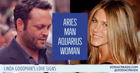 This is one pair that would not get bored at any time in life. Aries Man and Aquarius Woman Love Compatibility - Linda ...