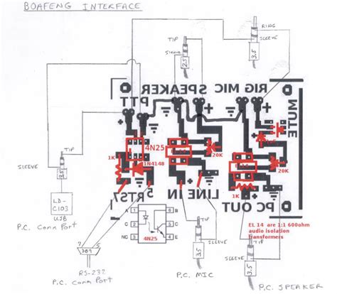 Circuit Schema Diagram Baofeng Headset