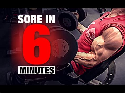 Delayed onset muscle soreness is common after exercise and usually means your muscles are getting stronger. Bicep Workout (SORE IN 6 MINUTES!) - YouTube