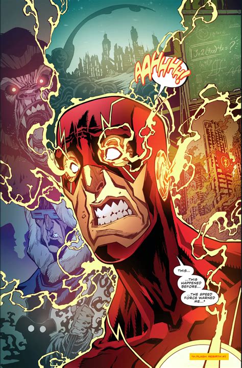 The Speed Force Tries To Absorb The Flash Rebirth Comicnewbies