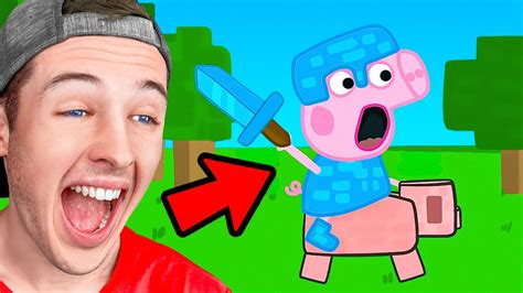 You Laugh You Lose Minecraft Peppa Pig Edition Youtube