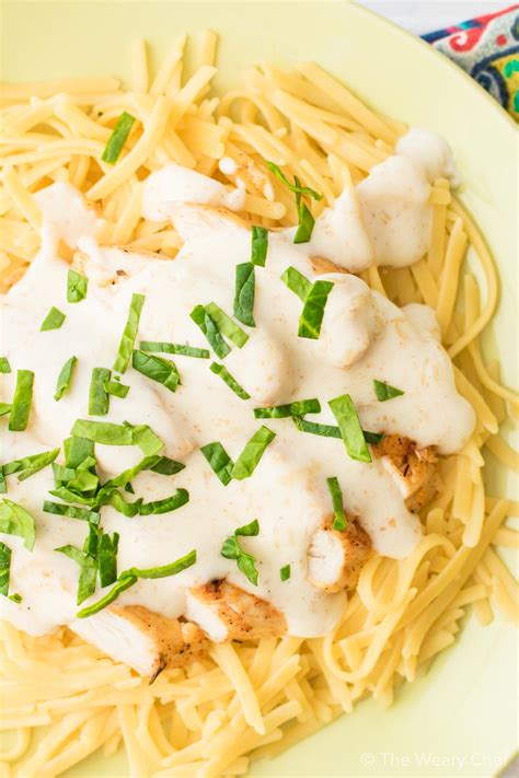 Light Alfredo Sauce Recipe With Chicken The Weary Chef