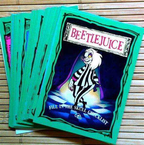 Beetlejuice Trading Cards 30 Cards In All 1990 Tim