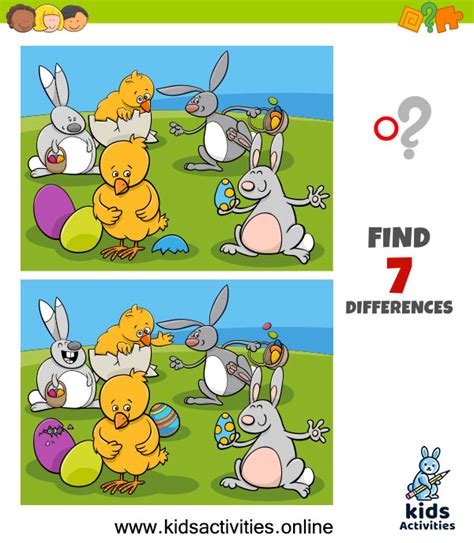 Spot The 7 Differences Between The Two Pictures ⋆ Kids