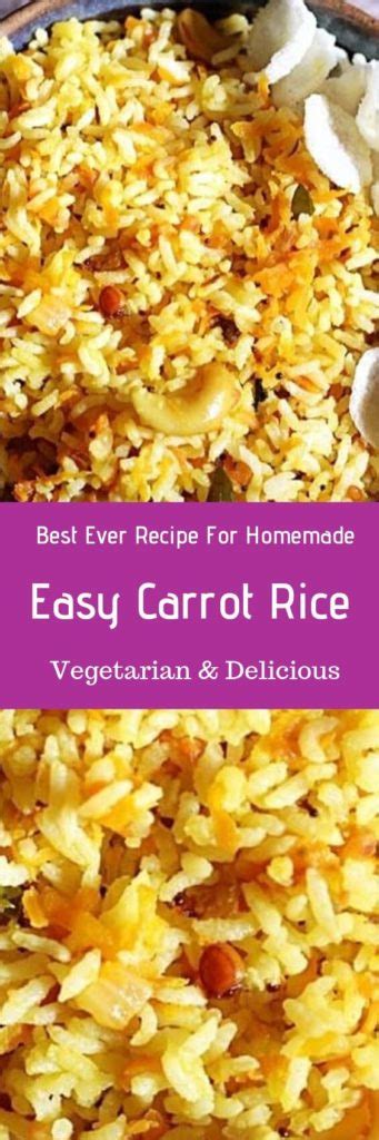 Carrot Rice Recipe Easy And Healthy Cook Click N Devour