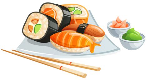 Asian Sushi Clip Art