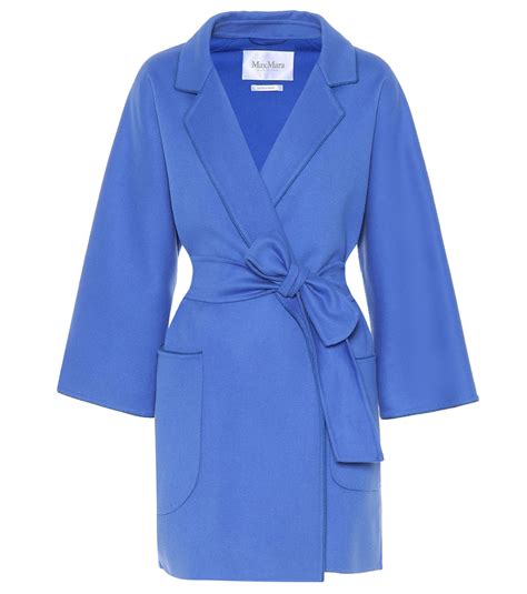 Max Mara Eligio Wool And Cashmere Coat In Blue Lyst