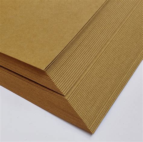 230gsm A4 Plain Matte Brown Kraft Cardstock Paper Cardboard For Papers