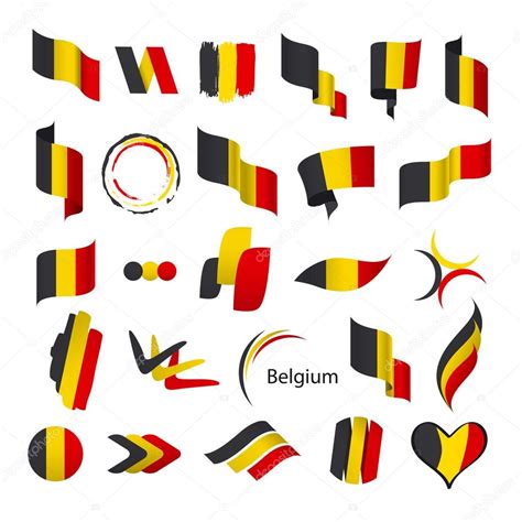 Biggest Collection Of Vector Flags Of Belgium Stock Vector Image By Artbutenkov