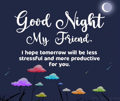 Sweet Good Night Messages For Your Friends Wishesmsg