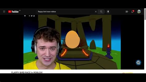 Benjamin Reacted To Crainer Flappy Brid Race On Roblox Youtube