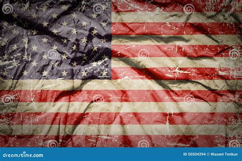 Grunge American Flag Stock Photo Image Of Country National 50504294