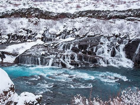 Hraunfossar Waterfalls Iceland Unlimited