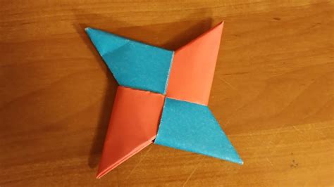 Origami Easy Ninja Star Shuriken Matshat Pl Youtube