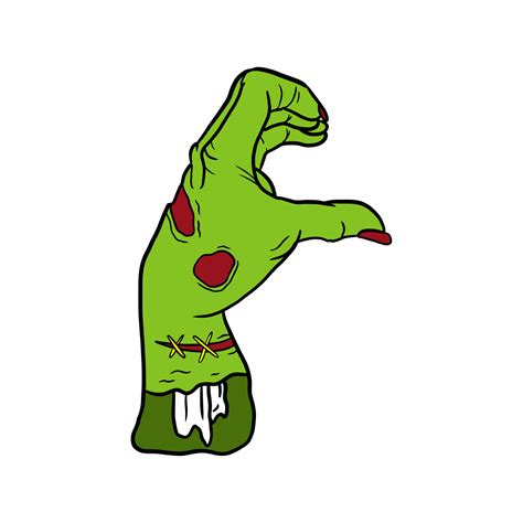 Green Zombie Hand 25239857 Png