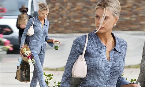 Charlotte Mckinney Models A Very Clingy Outfit As She Picks Up A
