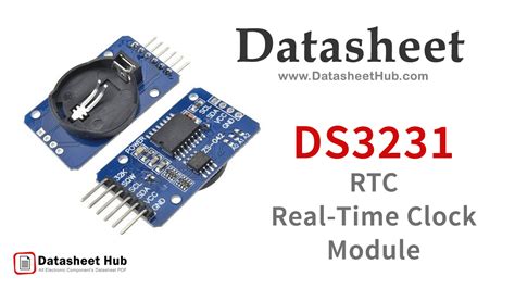 Ds3231 Precision I2c Real Time Clock Module Datasheet Hub