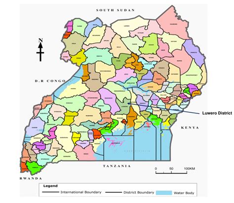 Map Of Uganda Showing Districts Uganda Mapping Of Maize Millers Images