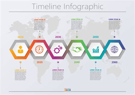 Business Data Visualization Timeline Infographic Icons Designed For