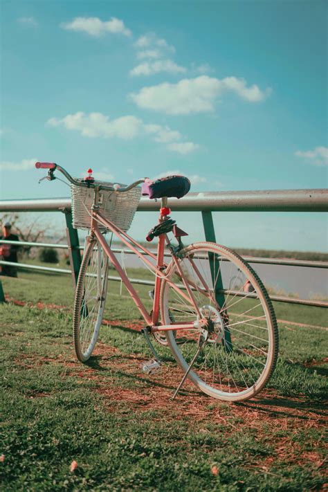 Gorgeous wallpapers on your mac. Pastel pink bike by the coast walk | HD photo by Fachy ...