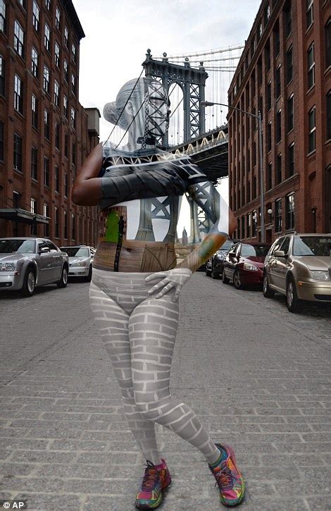 Artist Trina Merry S Camouflage Body Art Disappears Into The City S