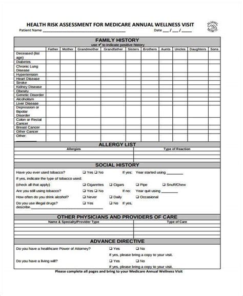 23 Risk Assessment Form Examples Free And Premium Templates