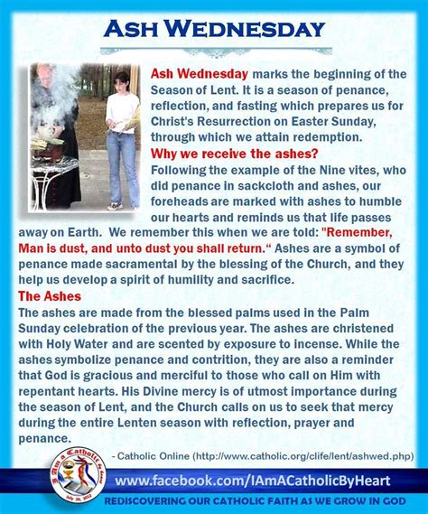 Ash wednesday is the first day of the six weeks prior to easter sunday that mainly roman as it is the first day of lent, it begins a season of fasting and penitence generally as a means to try to gain. Best 25+ Meaning of ash wednesday ideas on Pinterest | Ash ...