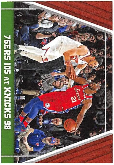 2018 19 Panini Nba Stickers Collection 400 Joel Embiid Philadelphia 76ers Official