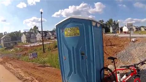 Porta Potty Review New Home Construction With Political Graffiti