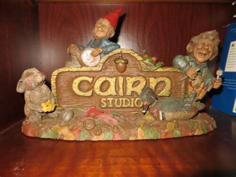 Tom Clark Tim Wolfe Gnome 1993 Cairn Studio Display Sign Large Rare