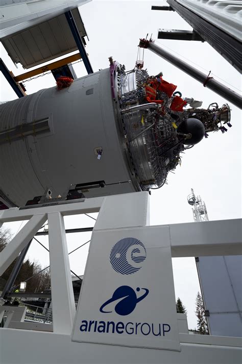 Esa Ariane 6 Upper Stage Installed For Tests