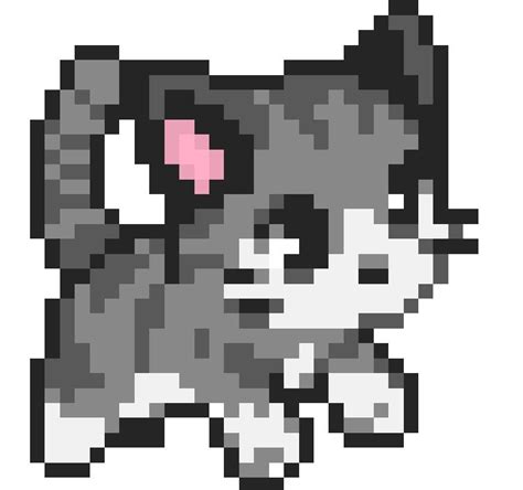 How To Pixel Art Cool Pixel Art Pixel Art Grid Cat Character