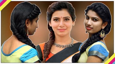 Actress Samantha Inspired Hairstyle Tutorial Quick Party Hairstyles Latest Hairstyles For