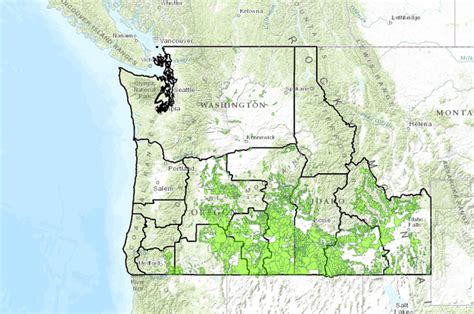 2014 Oregon And Idaho Blm Grazing Allotments In Blm Districts Data Basin