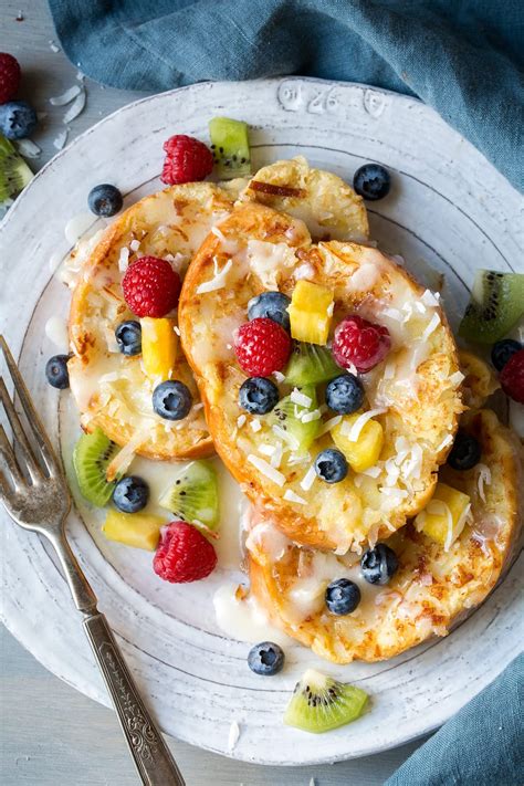 Coconut French Toast With Coconut Syrup Cooking Classy