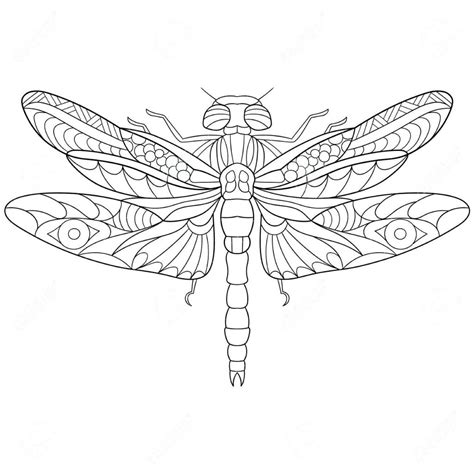 Dragonfly Coloring Pages For Adults at GetColorings.com | Free