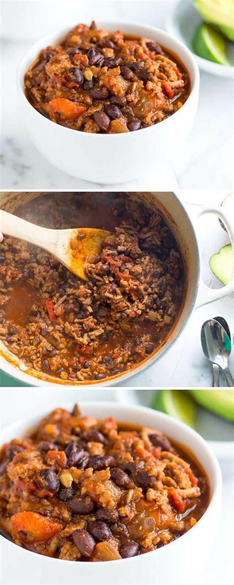 This Turkey Chili Is A Win Win It Makes It To The Table In Just Less