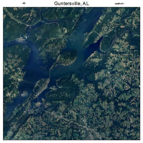 Aerial Photography Map Of Guntersville Al Alabama