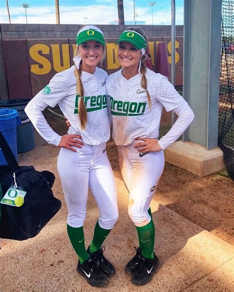 Softball player who has played outfield in division i for the university of oregon ducks, where she led her team in batting average as a junior in 2019. haley cruse and jas sievers! in 2020 | Female athletes ...