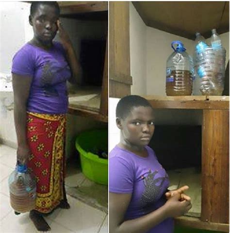 Photos Of Kenyan Housegirl Caught Using Her Urine To Cook Employers