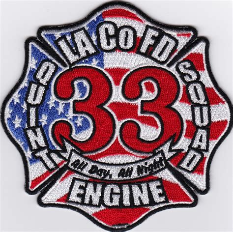 Will the downtrend continue this ge14? Los Angeles County Fire Dept. Station 33 BN 11* | Patches ...