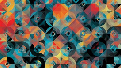 Digital Art Colorful Square Geometry Andy Gilmore Wallpapers Hd